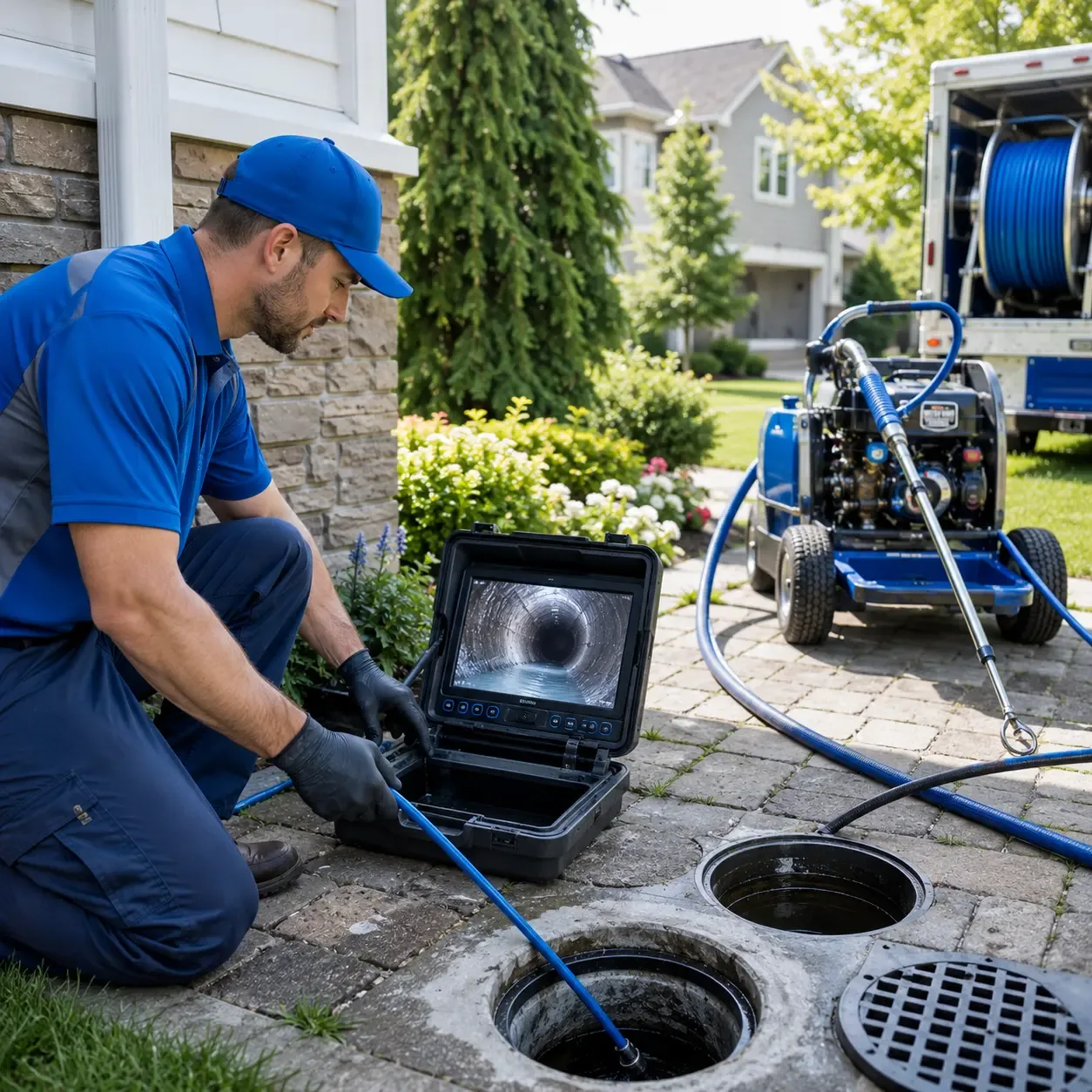 Outdoor drain cleaning professionals serving Gray Hawk, KY